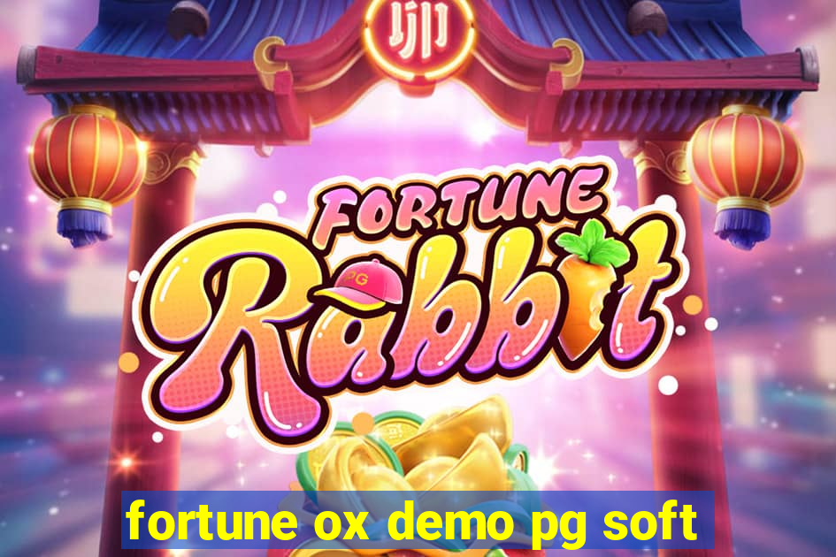 fortune ox demo pg soft